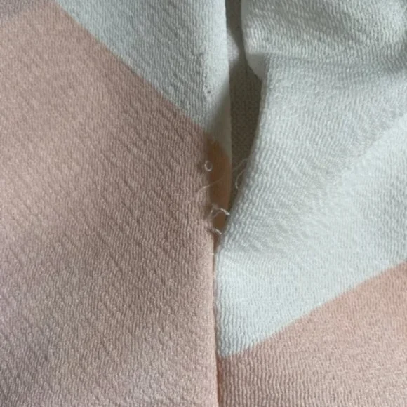 PatPat White with Geometric Design Midi Dress - S - Picture 7 of 8